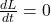 \frac{\mathbbm{d}L}{\mathbbm{d}t} = 0