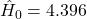 \hat{H}_0 = 4.396
