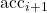 \text{acc}_{i+1}