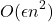 \[ O(\epsilon n^2) \]