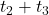 t_2 + t_3
