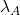 \lambda_A