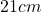 21 cm
