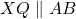 XQ \parallel AB