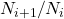 N_{i+1}/N_{i}