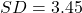 SD=3.45