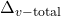 \Delta_{v-\text{total}}