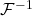 \mathcal{F}^{-1}