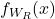 f_{W_{R}}(x)