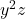 y^2 z