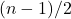 (n-1)/2